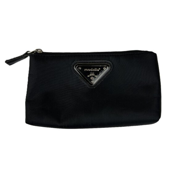 Modella Small Black Cosmetic Bag - Picture 1 of 7